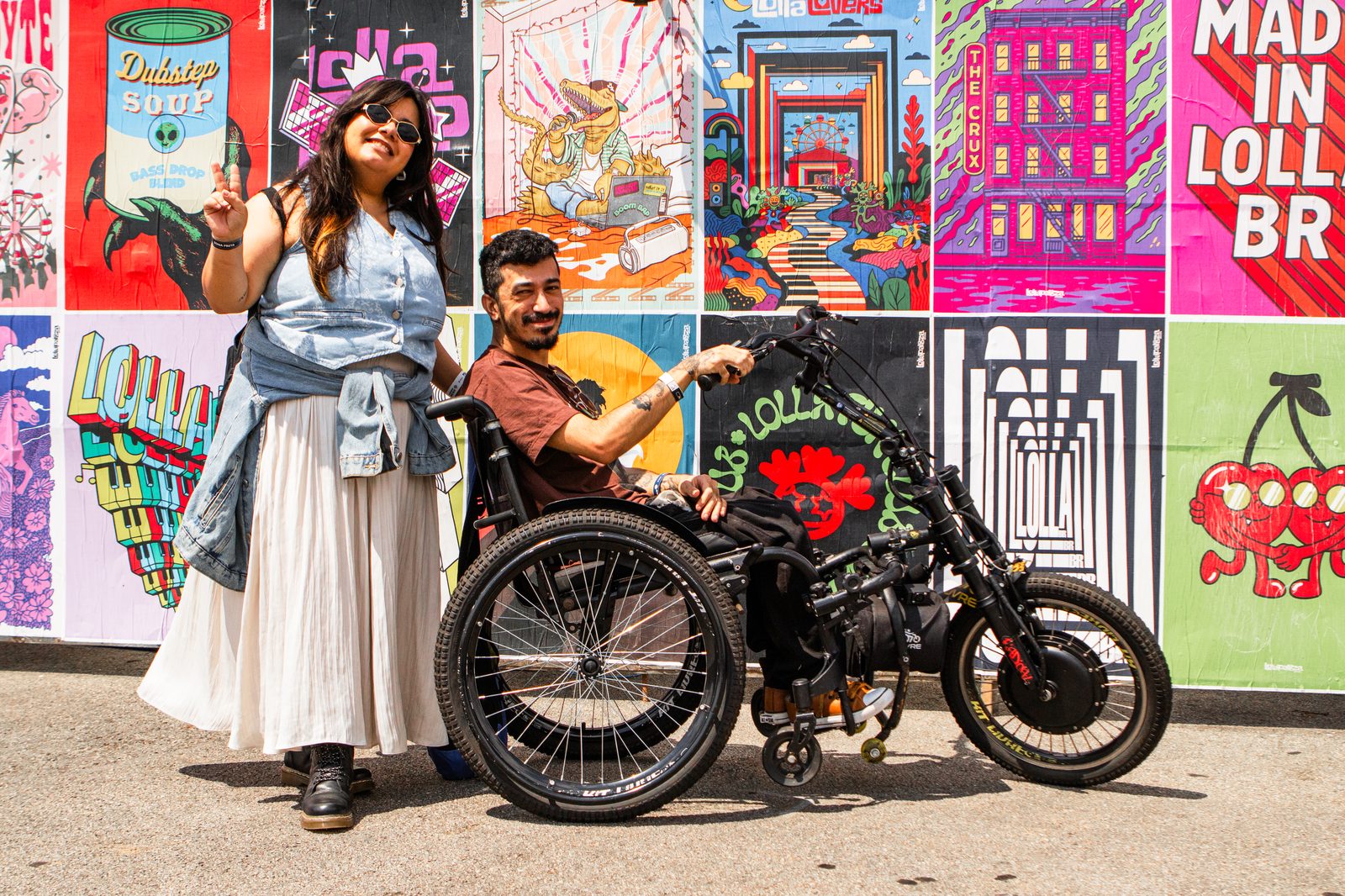 Clientes com o Kit Livre em festival